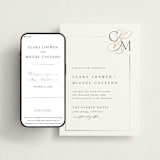 "Golden Ampersand" - Wedding Website in Silk by Kelly Schmidt - Match Your Stationery