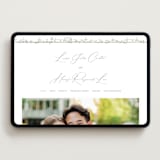 "Portico" - Wedding Website in Blue Bell by Everett Paper Goods - Desktop Design