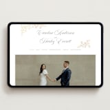 "Aperol" - Wedding Website in Chiffon by Kristie Kern - Desktop Design