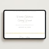 "Aperol" - Wedding Website in Chiffon by Kristie Kern - Desktop Design
