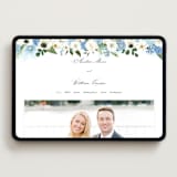 "Disney's Cinderella Fairytale" - Wedding Website in Bluebell by Susan Moyal - Desktop Design