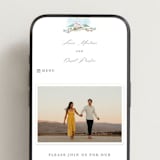 "Disney's Once Upon In a Dream" - Wedding Website in Spring by Petra Kern - Mobile Layout