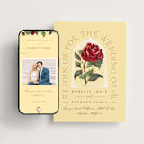"Enchanted Rose from Disney's Beauty & The Beast" - Wedding Website in Mimosa by Leah Bisch - Match Your Stationery