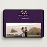 "Disney's Tangled Lanterns" - Wedding Website in Twilight by Simona Camp - Desktop Design