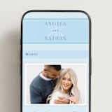 "Disney's Frozen True Love" - Wedding Website in Frozen by Lori Wemple - Mobile Layout