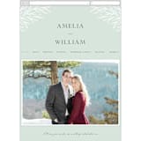 "Fairy Forest" - Wedding Website in Sage by Kristen Knechtel - Mobile Layout