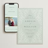 "Fairy Forest" - Wedding Website in Sage by Kristen Knechtel - Match Your Stationery