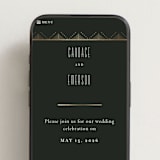"Deco pattern" - Wedding Website in Onyx by Ana de Sousa - Mobile Layout