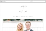 "Fantasia" - Wedding Website in Sugar by Jessica Williams - Desktop Design