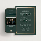 "Regal" - Wedding Website in Evergreen by Nicole Walsh - Match Your Stationery