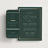 "Regal" - Wedding Website in Evergreen by Nicole Walsh - Match Your Stationery