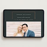 "Elegant Station" - Wedding Website in Evergreen by Stacey Meacham - Desktop Design