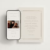 "Illusion" - Wedding Website in Sand by Jackie Mangiolino - Match Your Stationery