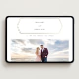 "Formally" - Wedding Website in Cloud by Carly Reed Walker - Desktop Design