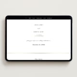 "Formally" - Wedding Website in Cloud by Carly Reed Walker - Desktop Design