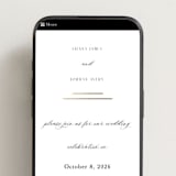 "Formally" - Wedding Website in Cloud by Carly Reed Walker - Mobile Layout