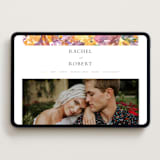 "Autumn flowers" - Wedding Website in Amber by Alexandra Dzh - Desktop Design