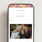 "Autumn flowers" - Wedding Website in Amber by Alexandra Dzh - Mobile Layout