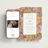 "Autumn flowers" - Wedding Website in Amber by Alexandra Dzh - Match Your Stationery