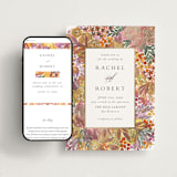 "Autumn flowers" - Wedding Website in Amber by Alexandra Dzh - Match Your Stationery