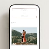 "Bellino" - Wedding Website in Snow by AK Graphics - Mobile Layout