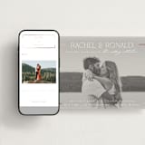 "Bellino" - Wedding Website in Snow by AK Graphics - Match Your Stationery