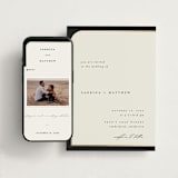 "Tuxedo" - Wedding Website in Black Tie by Carolyn Nicks - Match Your Stationery