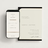"Tuxedo" - Wedding Website in Black Tie by Carolyn Nicks - Match Your Stationery