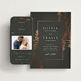 "Quince" - Wedding Website in Ivy by Kelly Schmidt - Match Your Stationery