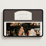 "Arch Frame" - Wedding Website in Cognac by Emily Betts - Desktop Design