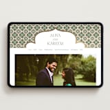"Kareem" - Wedding Website in Evergreen by Oma N. Ramkhelawan - Desktop Design