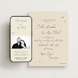 "Written in the Stars" - Wedding Website in Noir by Ani Somi - Match Your Stationery
