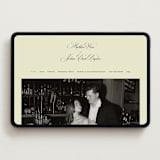 "Honeybee" - Wedding Website in Cream by Jennifer Lew - Desktop Design
