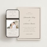 "Tux" - Wedding Website in Antique by Nicole Walsh - Match Your Stationery
