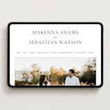 "Hampton" - Wedding Website in Chantilly by Wildfield Paper Co - Desktop Design