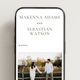 "Hampton" - Wedding Website in Chantilly by Wildfield Paper Co - Mobile Layout