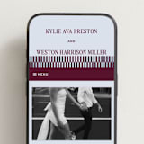 "Modern Vintage" - Wedding Website in Celestial by Jenna Holcomb - Mobile Layout
