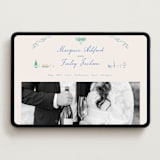 "Dining" - Wedding Website in Pastel by Elly - Desktop Design