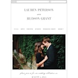 "Timeless" - Wedding Website in Soft Black by Jessica Williams - Guest Management
