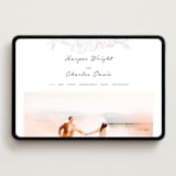 "my dearest" - Wedding Website in Soft Black by Qing Ji - Desktop Design