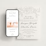 "my dearest" - Wedding Website in Soft Black by Qing Ji - Match Your Stationery