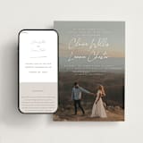 "Full Photo" - Wedding Website in Chiffon by Orasie - Match Your Stationery