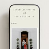 "Cedar creek" - Wedding Website in Ivory by Stacey Meacham - Mobile Layout