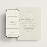 "Cedar creek" - Wedding Website in Ivory by Stacey Meacham - Match Your Stationery