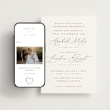 "Luxe script" - Wedding Website in Pearl by Hooray Creative - Match Your Stationery