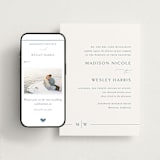 "Align" - Wedding Website in Dusty Blue by Jennifer Postorino - Match Your Stationery