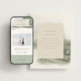 "Hillside" - Wedding Website in Moss by Hannah Williams - Match Your Stationery