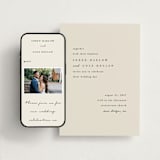 "Simply" - Wedding Website in Linen by Brianne Larsen - Match Your Stationery