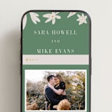 "Friendly Flowers" - Wedding Website in Emerald by Ani Somi - Mobile Layout