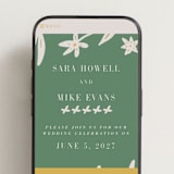 "Friendly Flowers" - Wedding Website in Emerald by Ani Somi - Mobile Layout